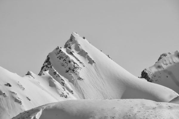 Unnamed and unskied peak in Ganalsky range, Kamchatka.