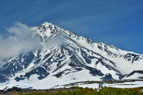 Koryaksky volcano, Kamchatka. Just skied.